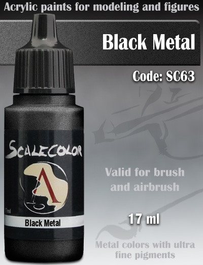 Scale 75 - Black Metal Paint